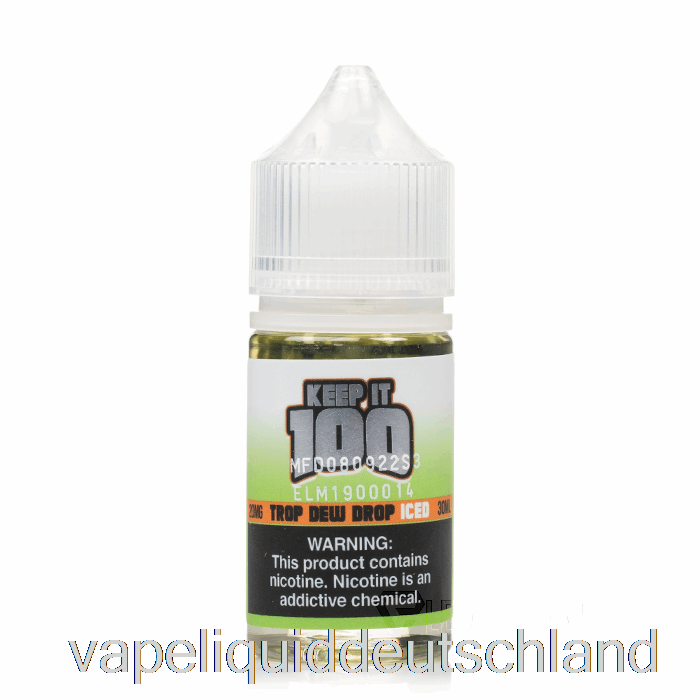 Iced Trop Dew Drop – 100 Salze Behalten – 30 Ml 30 Mg Vape-Flüssigkeit